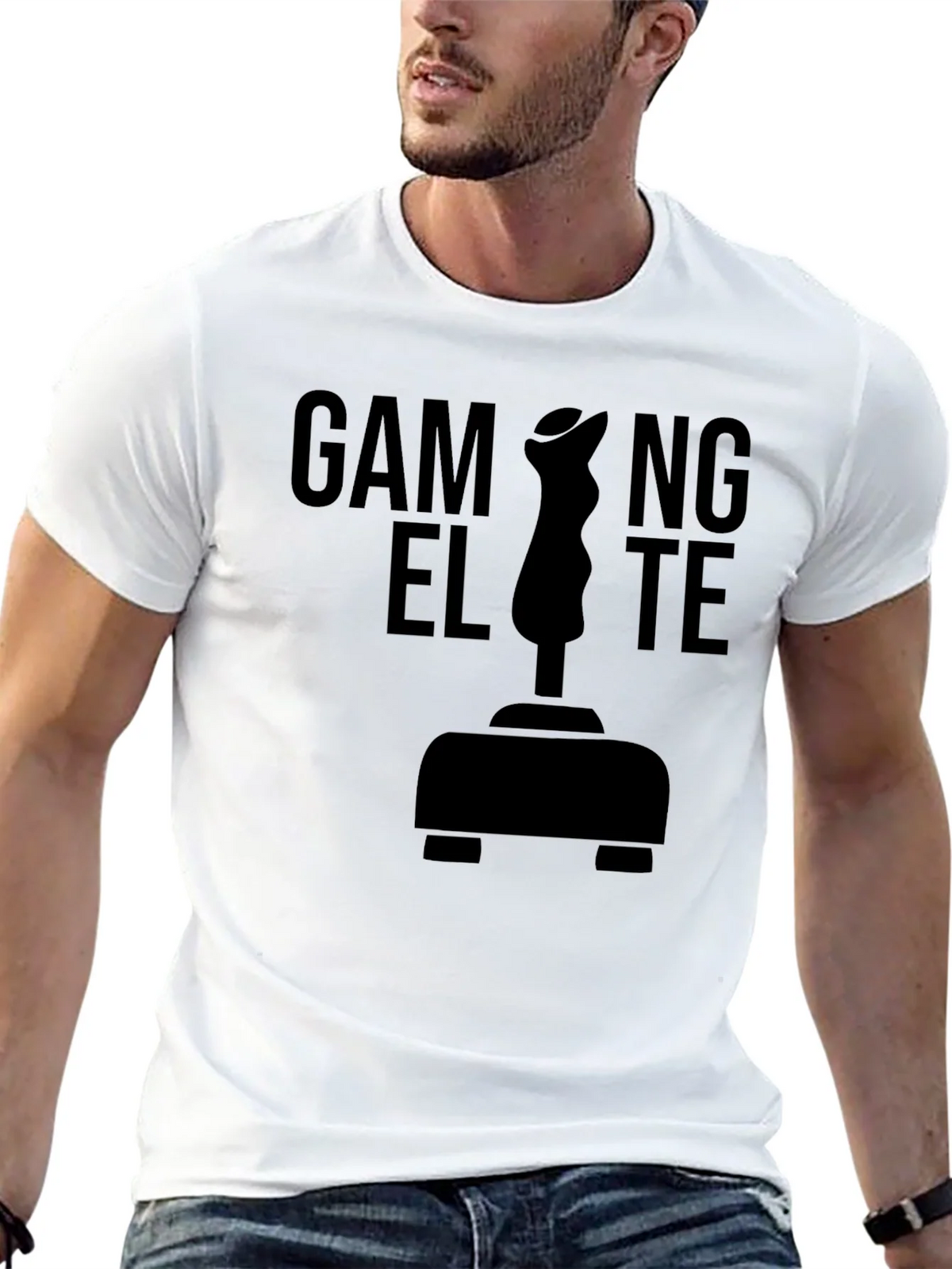 Gaming Elite T-Shirt - Black Joystick Design product image 9