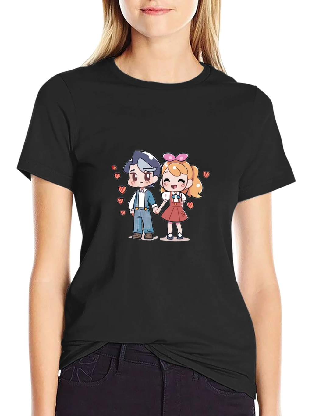 Anime Love T-Shirt - Cute Couple Tee product image 2