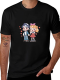 Anime Love T-Shirt - Cute Couple Tee product image 1
