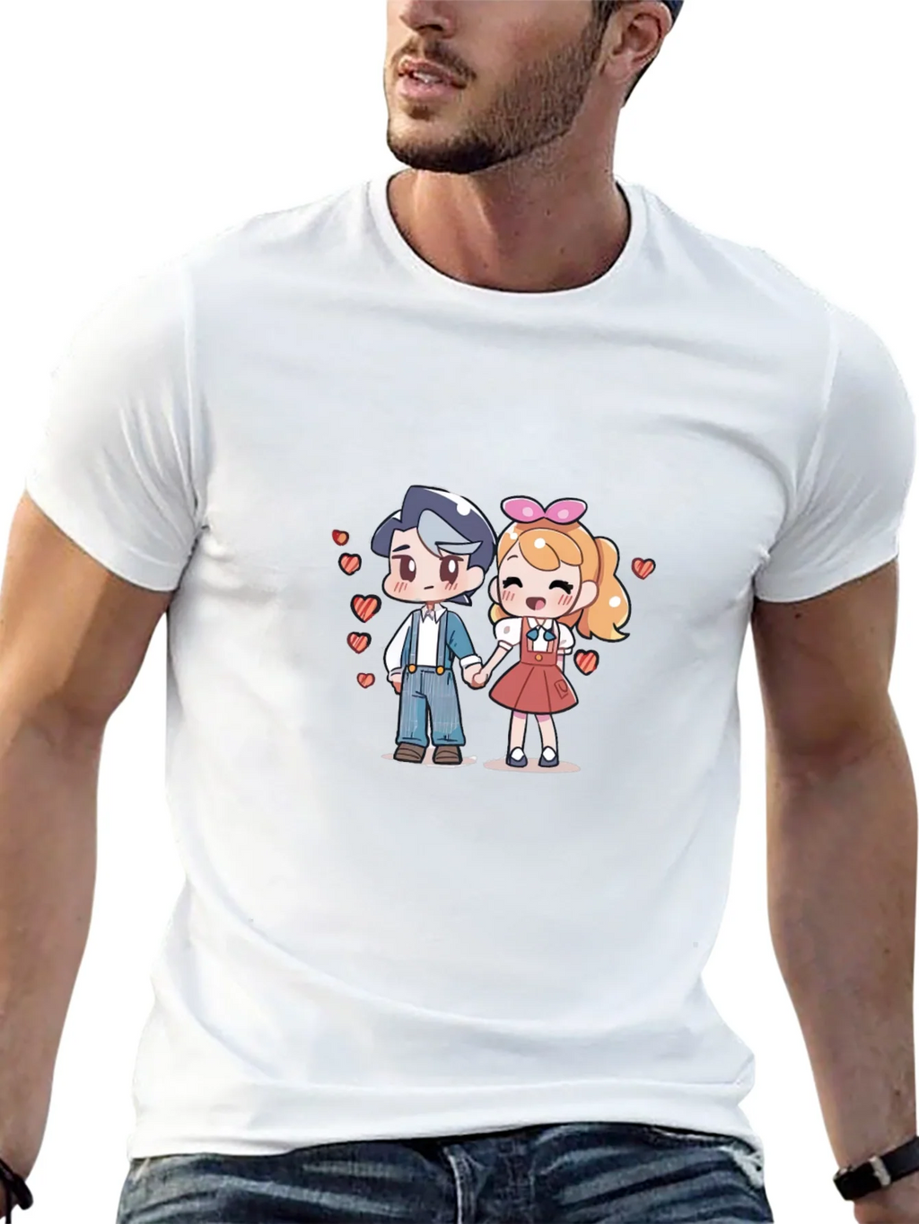Anime Love T-Shirt - Cute Couple Tee product image 12