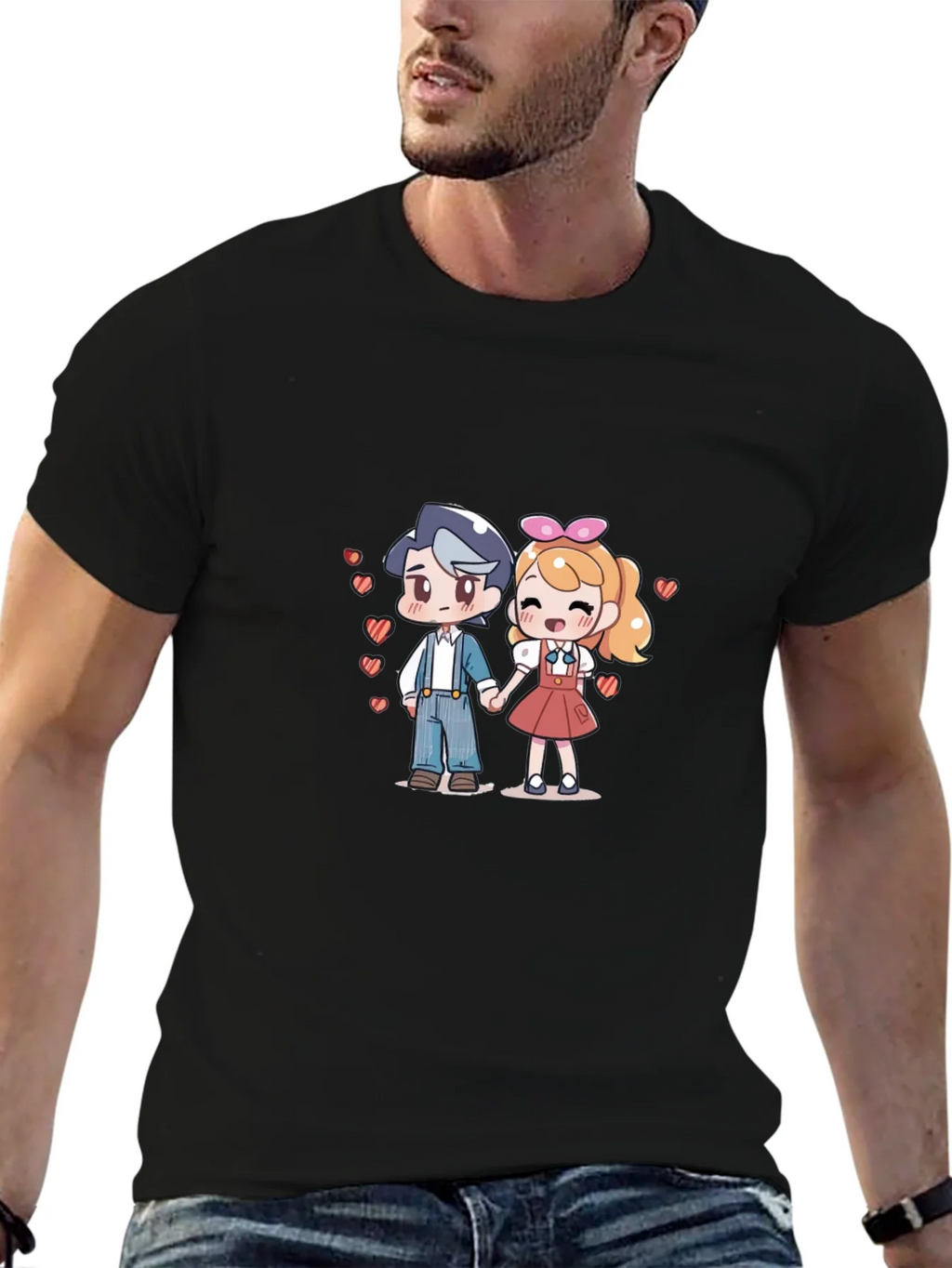 Anime Love T-Shirt - Cute Couple Tee product image 6