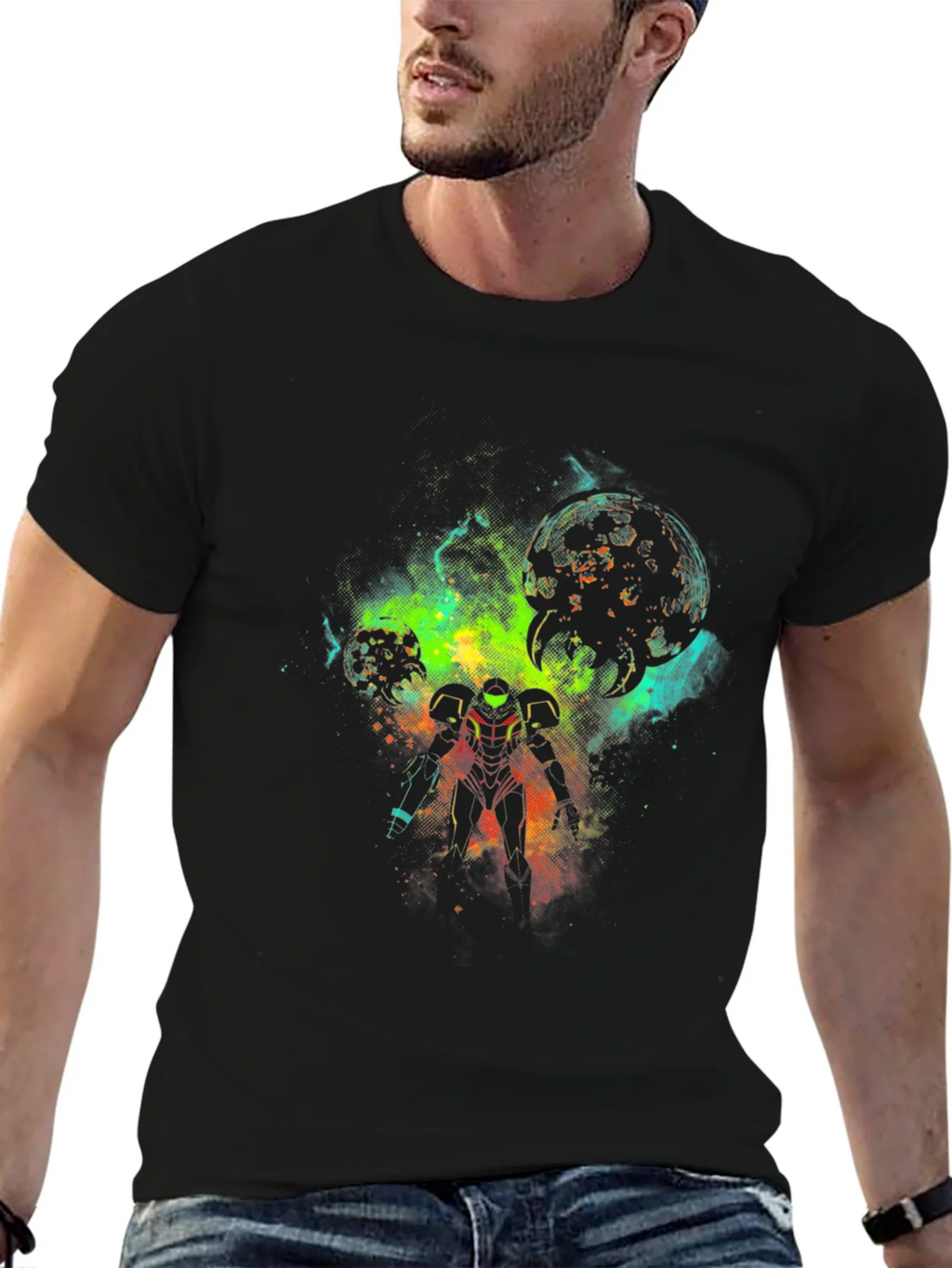 Metroid Inspired Graphic T-Shirt product image 6