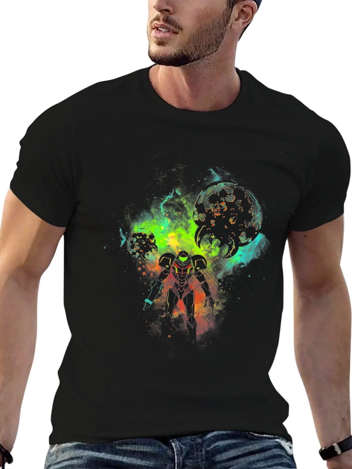 Metroid Inspired Graphic T-Shirt product image 6