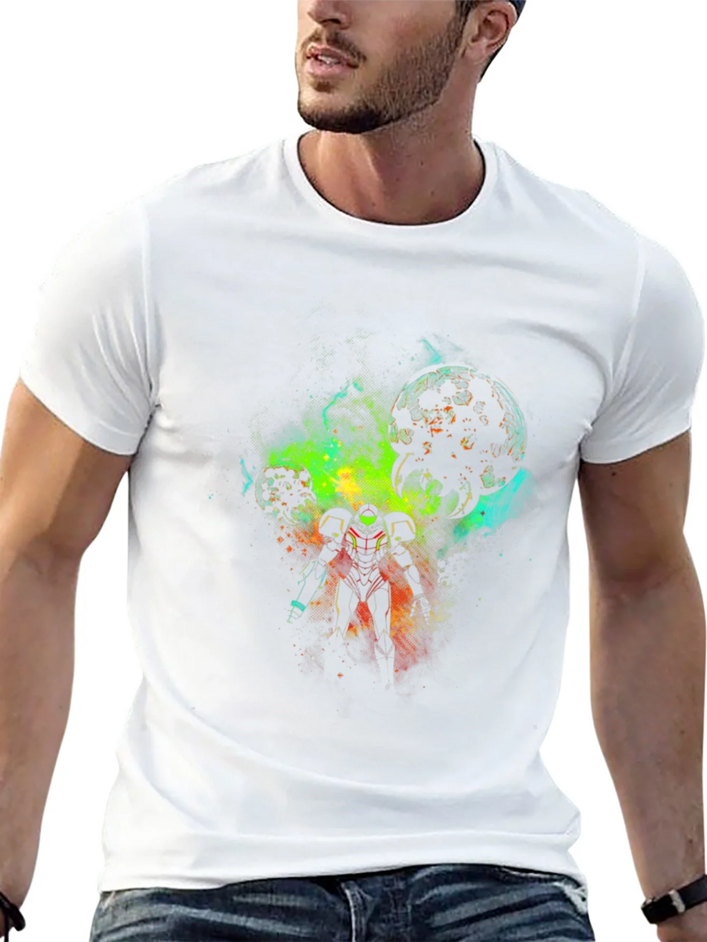 Metroid Inspired Graphic T-Shirt product image 12