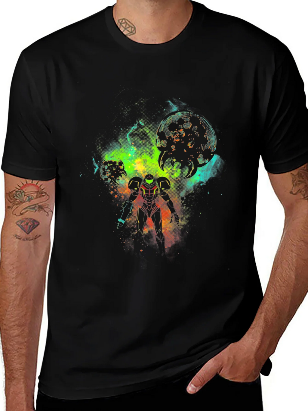 Metroid Inspired Graphic T-Shirt product image 1