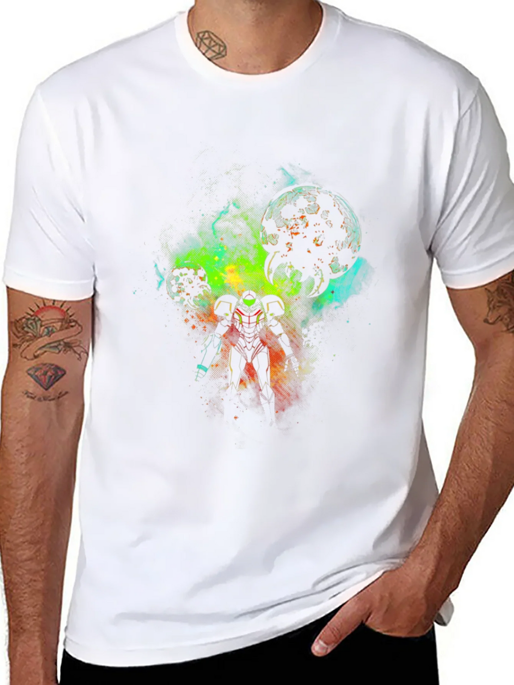 Metroid Inspired Graphic T-Shirt product image 7