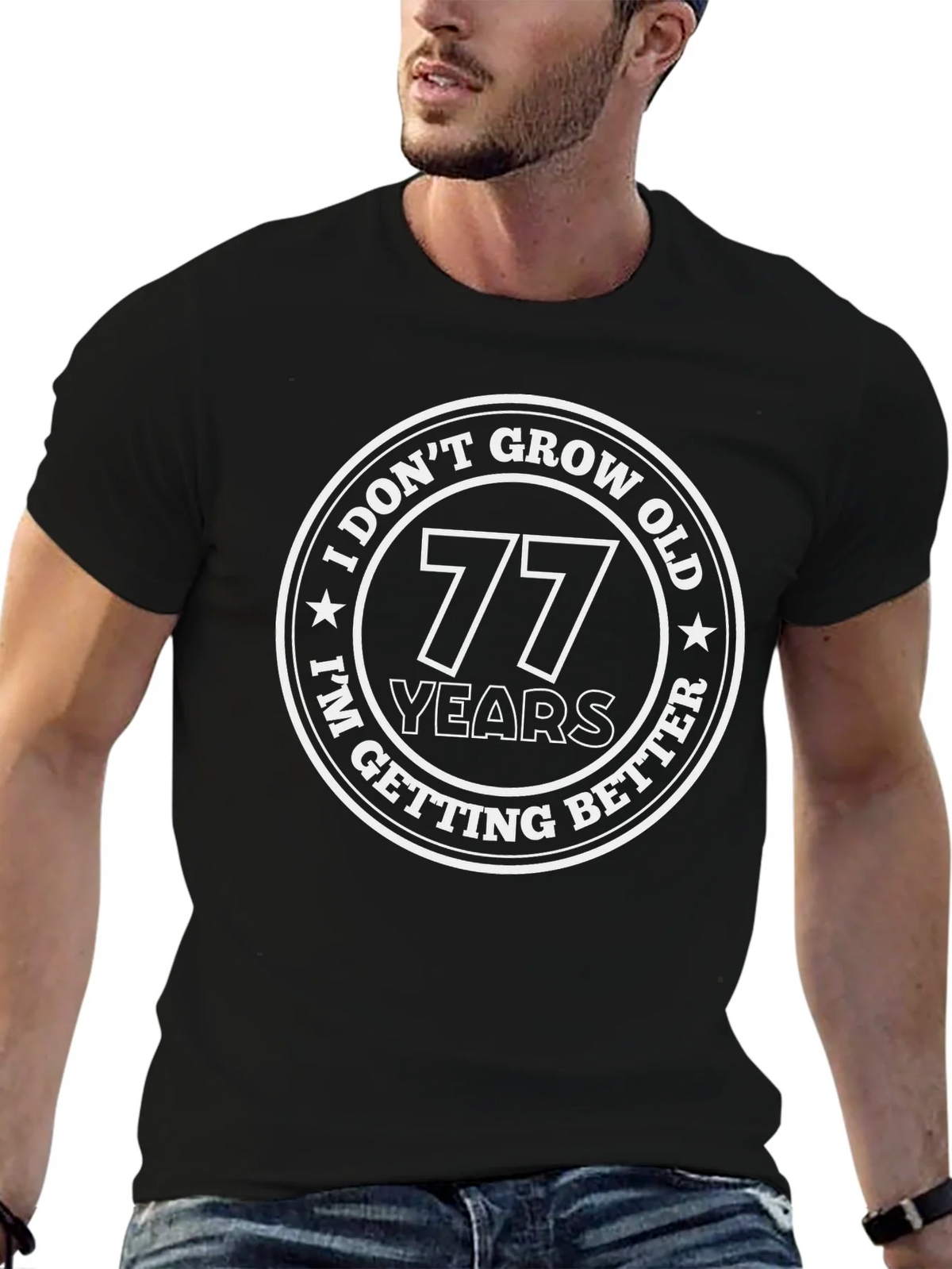 77 Years Getting Better Graphic Tee product image 5