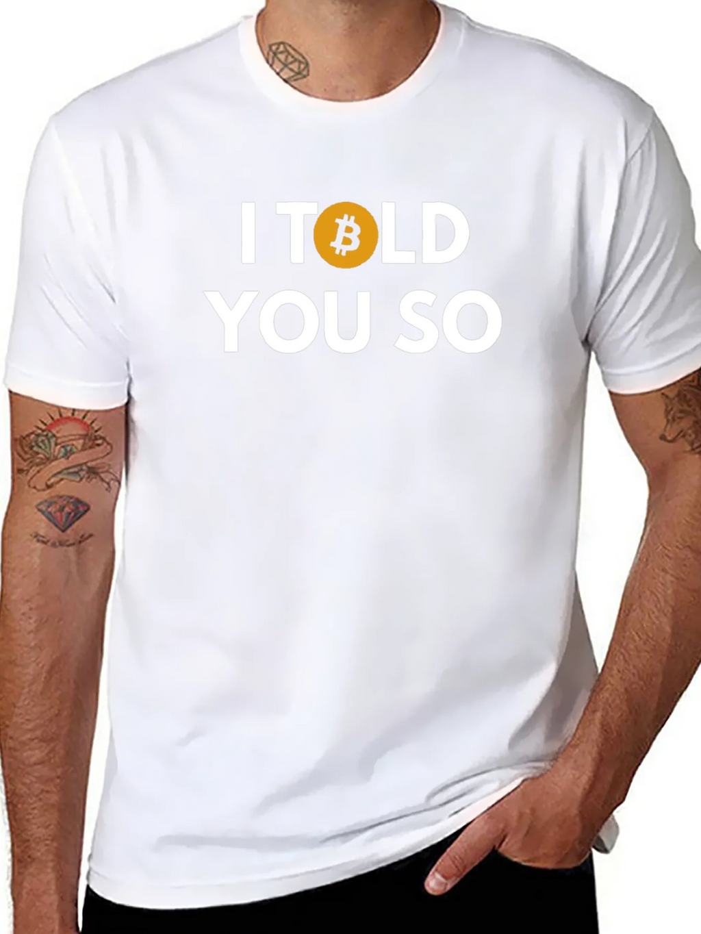 I Told You So Bitcoin Graphic Tee product image 7