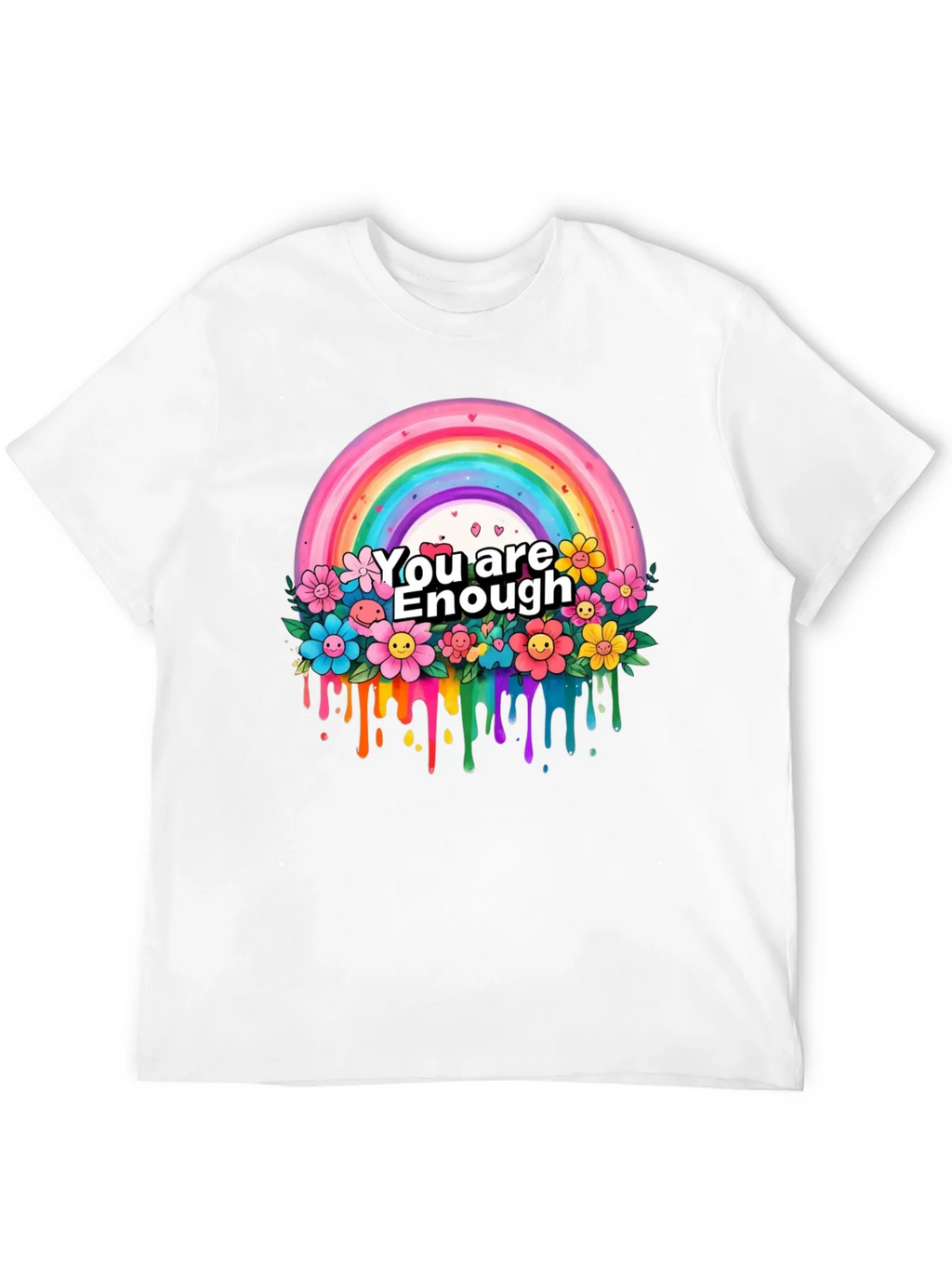 You Are Enough Rainbow Graphic T-Shirt product image 7