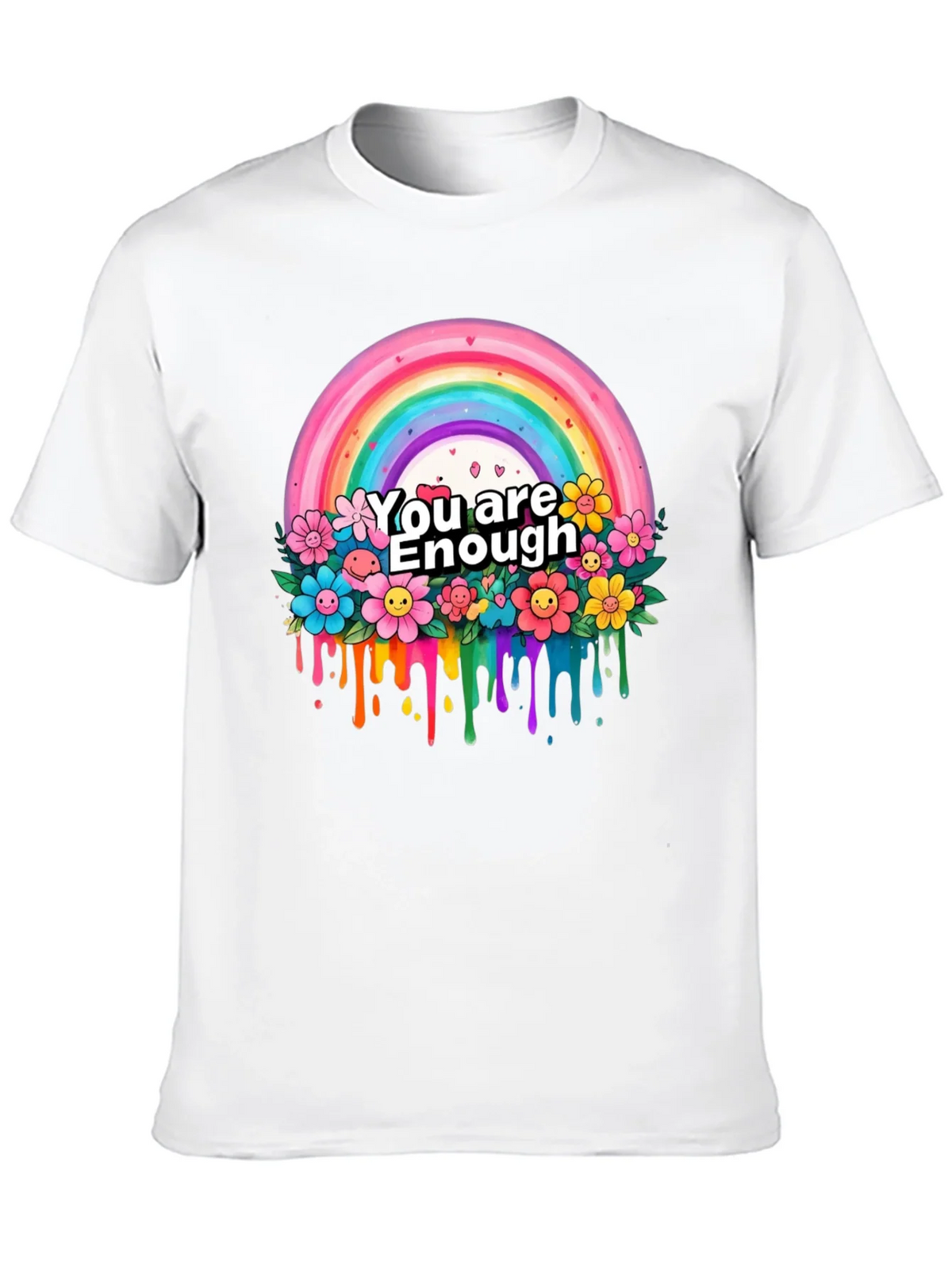 You Are Enough Rainbow Graphic T-Shirt product image 6