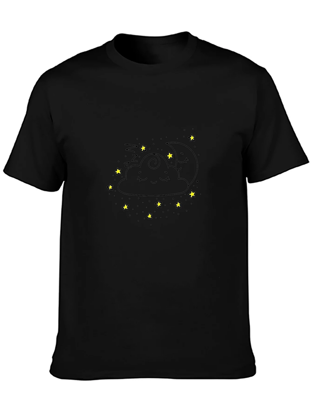Dreamy Cloud Graphic Tee - Cute Sleepy Design product image 1