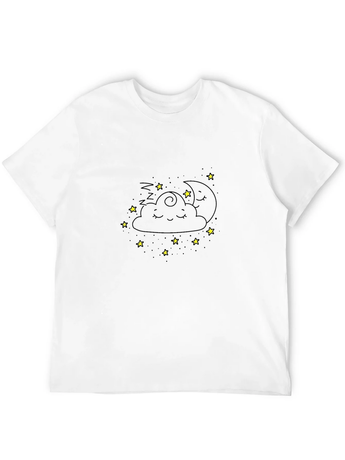 Dreamy Cloud Graphic Tee - Cute Sleepy Design product image 4