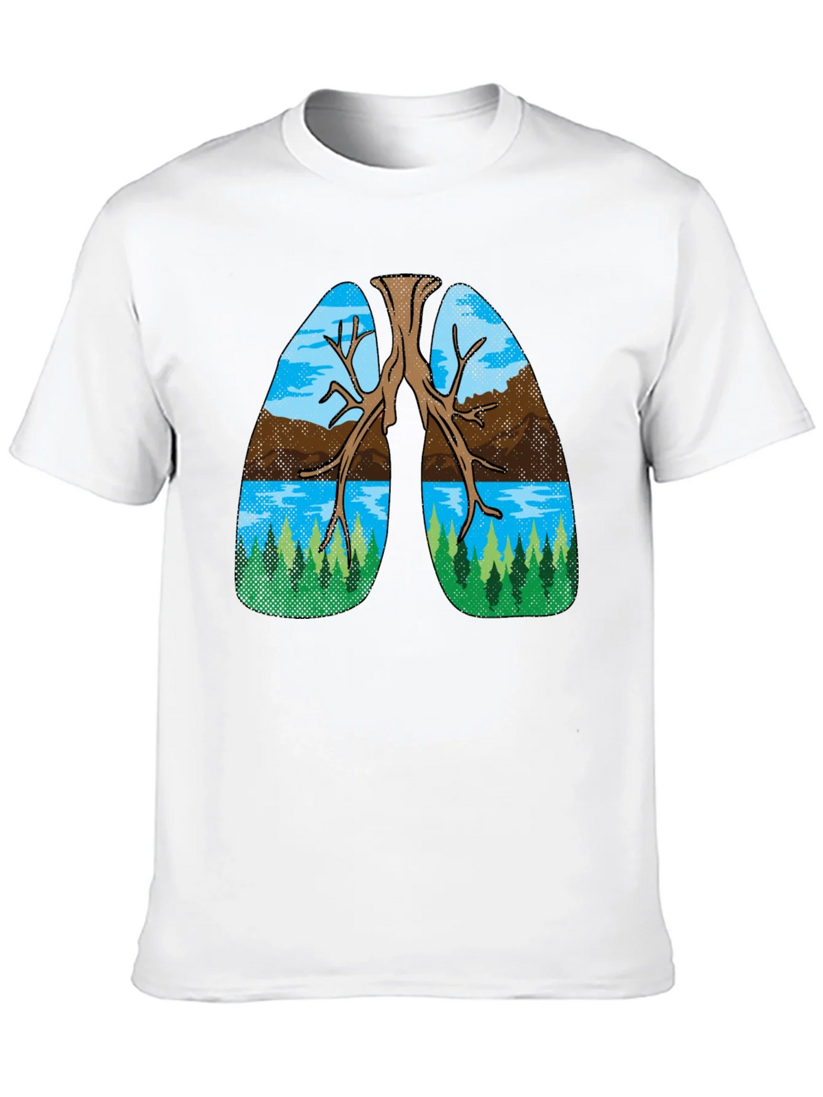 Nature Lungs Graphic Tee - Breathe Easy product image 8