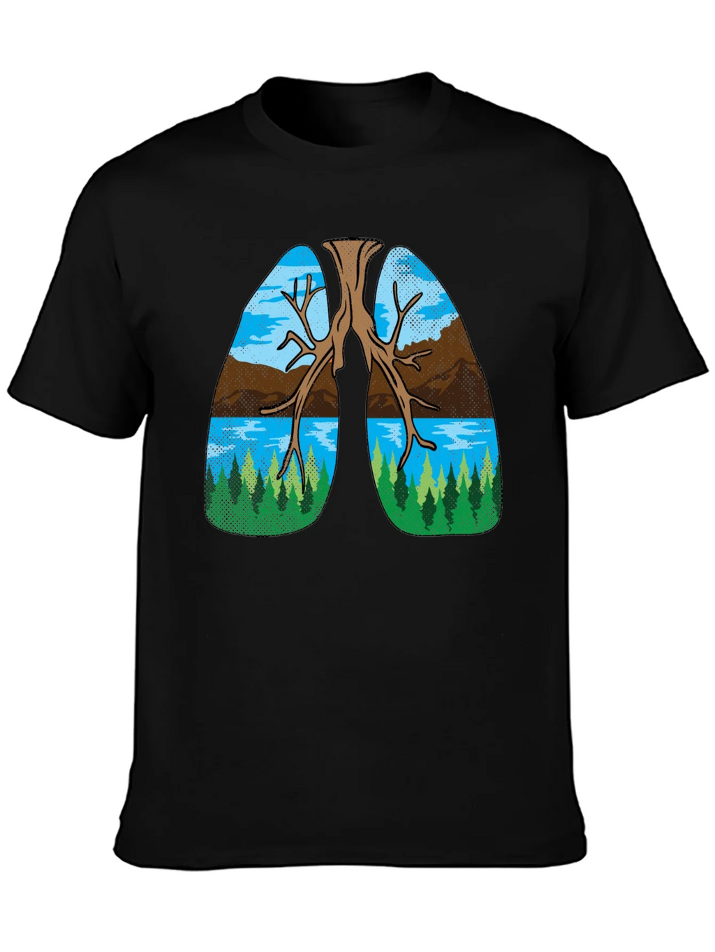 Nature Lungs Graphic Tee - Breathe Easy product image 3