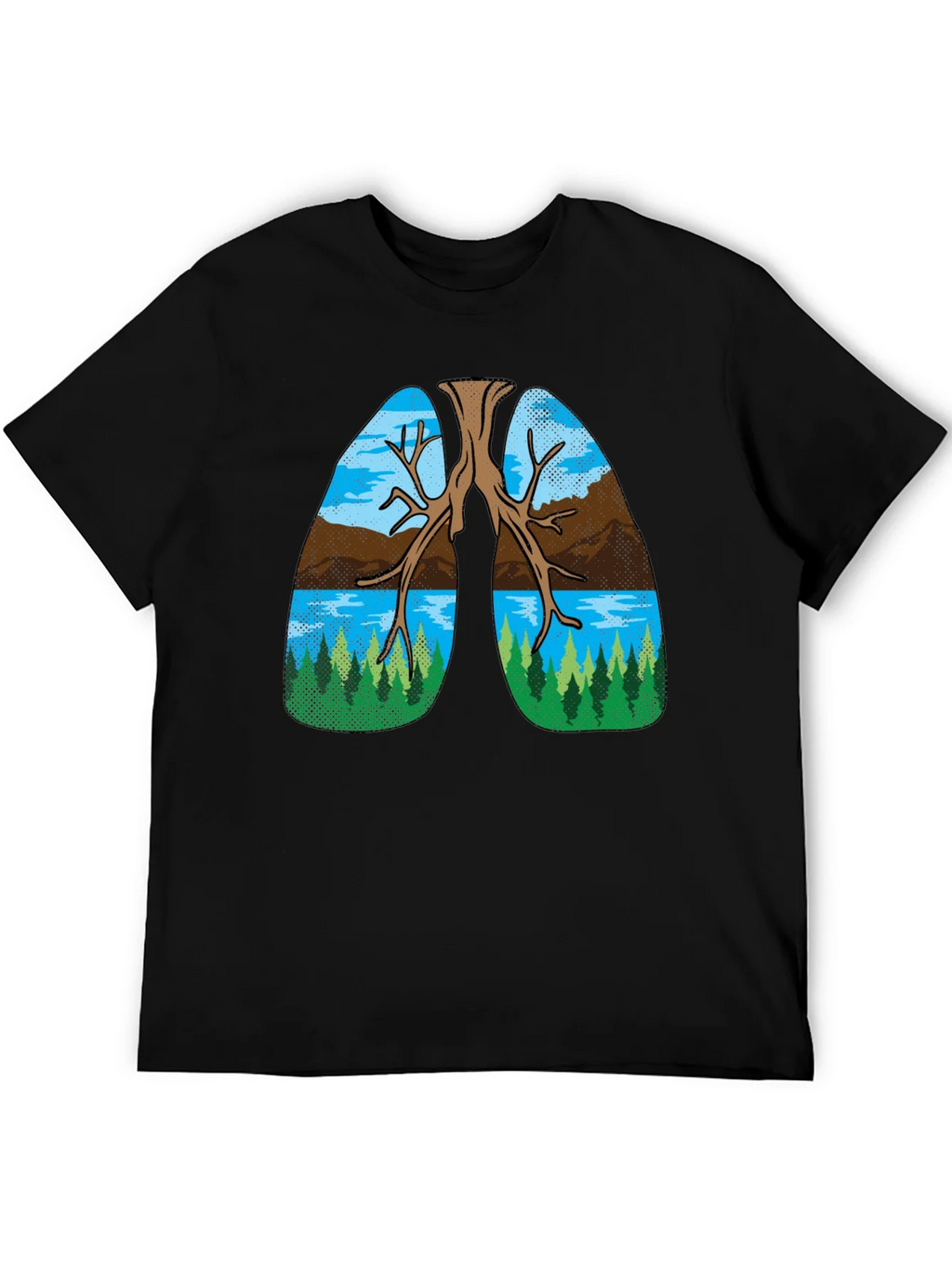 Nature Lungs Graphic Tee - Breathe Easy product image 4