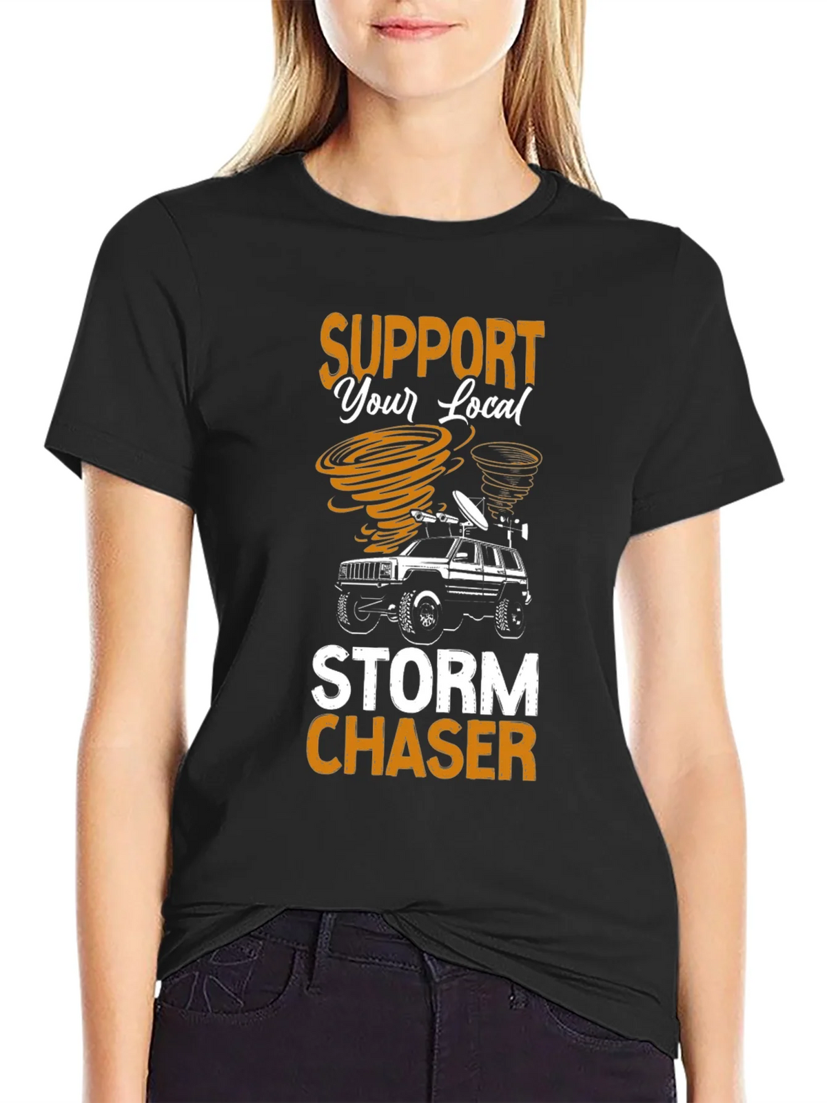 Storm Chaser T-Shirt - Support Your Local product image 2