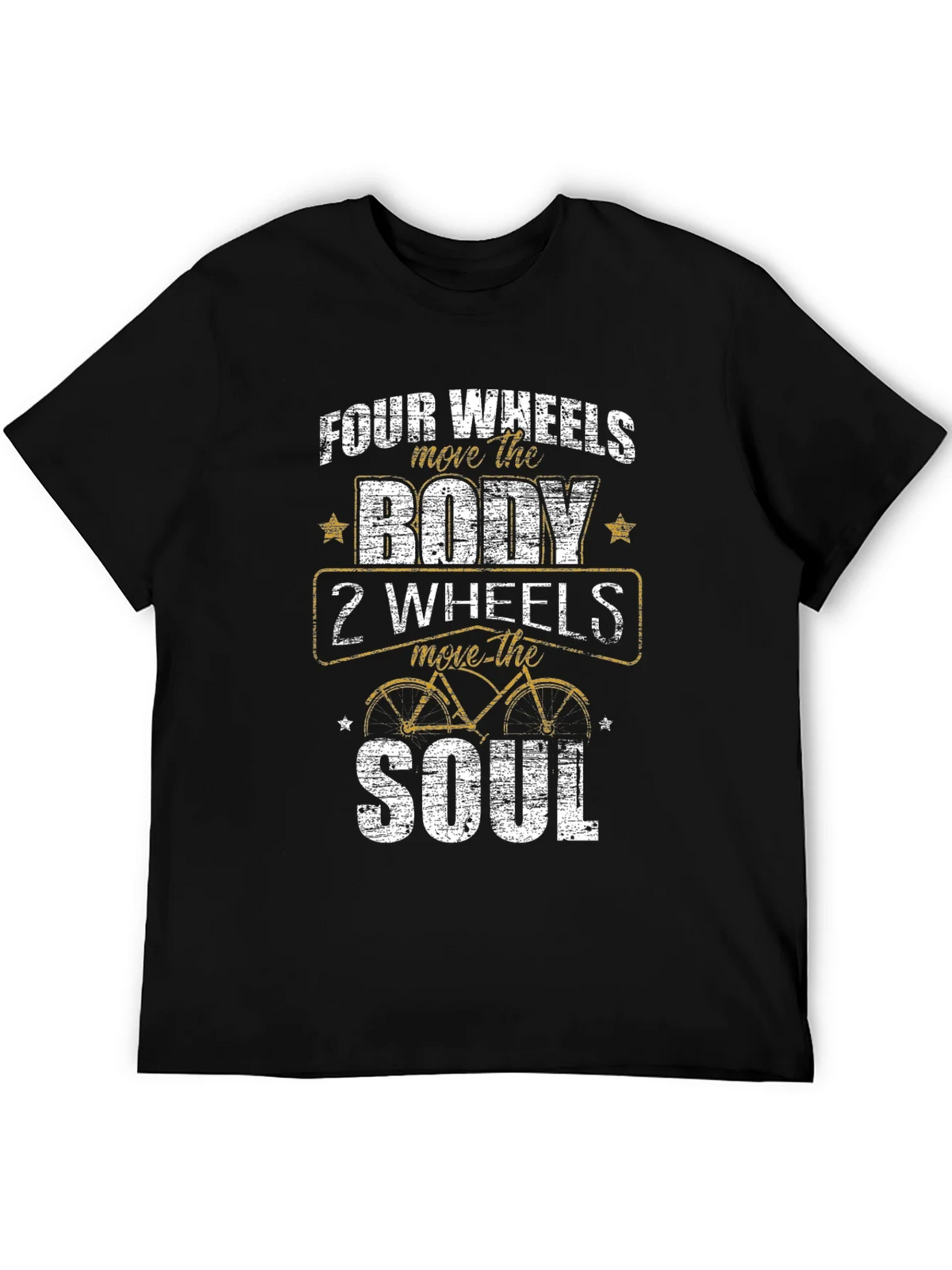 Four Wheels Move the Body T-Shirt product image 5
