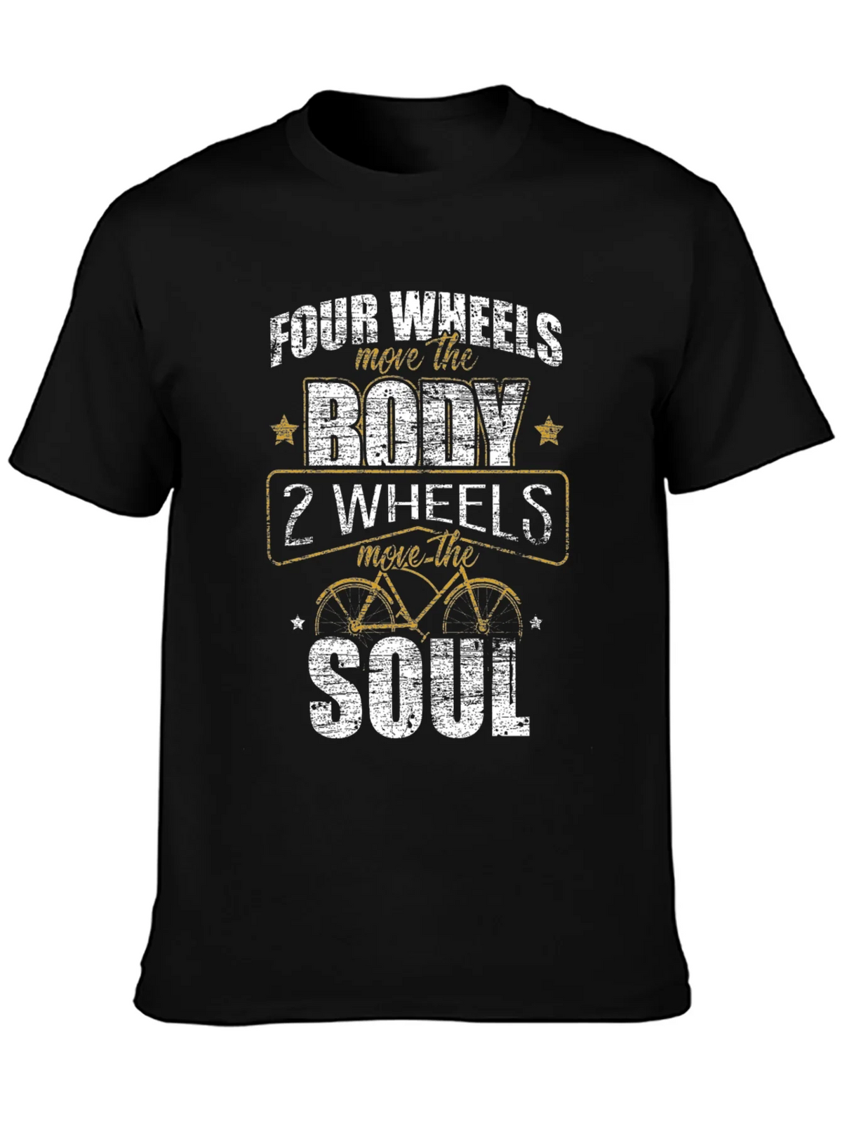 Four Wheels Move the Body T-Shirt product image 3