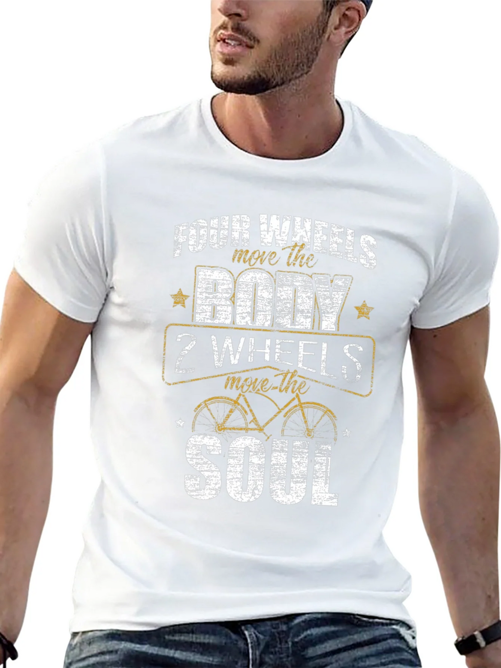 Four Wheels Move the Body T-Shirt product image 9