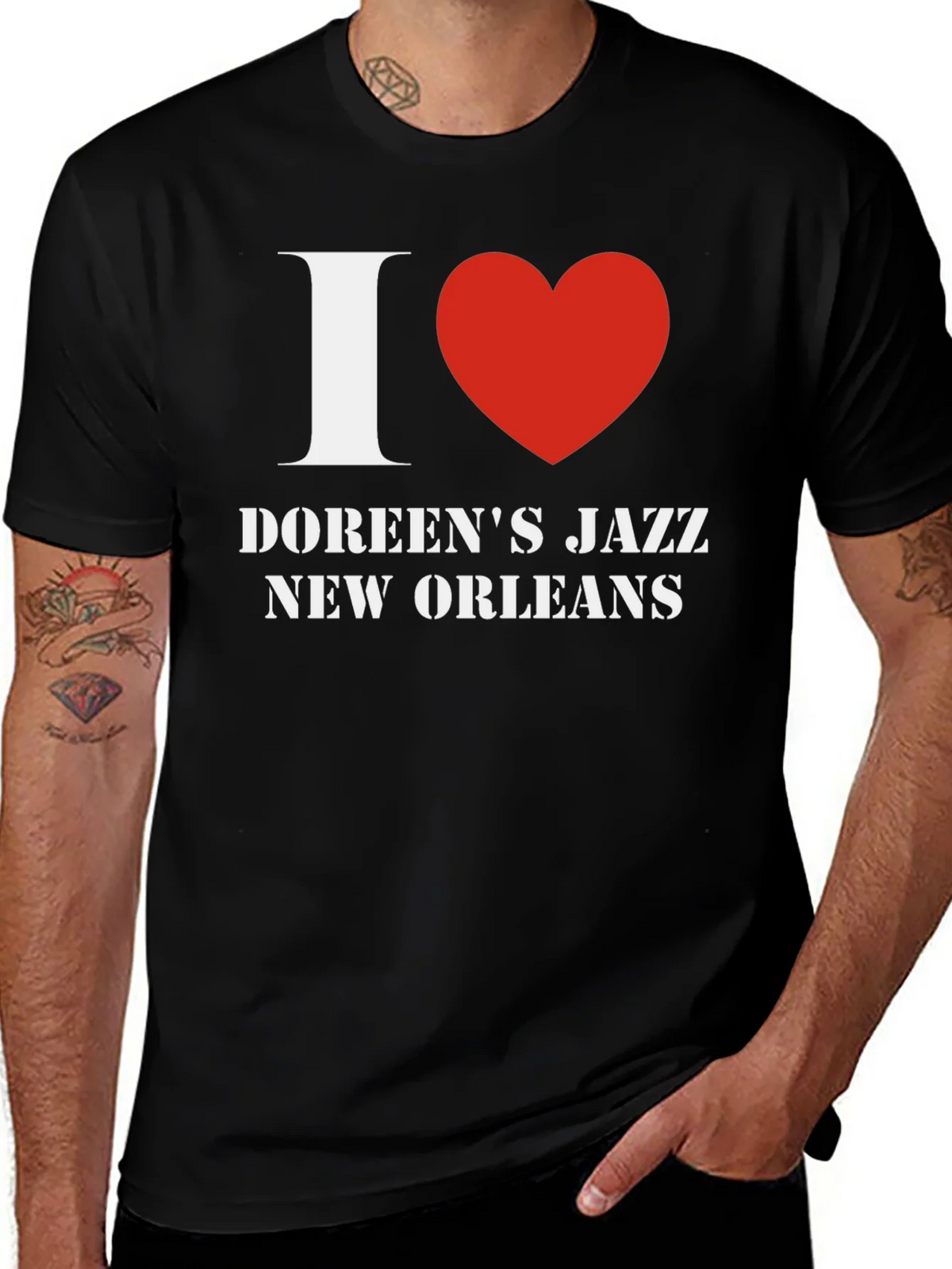 Doreens Jazz New Orleans T-Shirt - Black product image 1