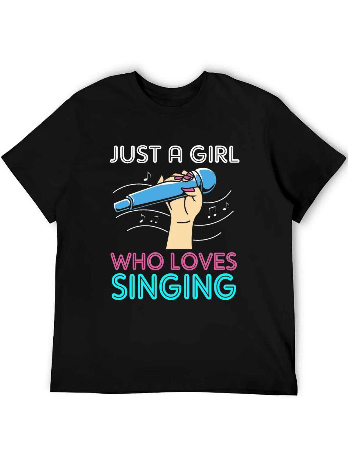 Just a Girl Who Loves Singing T-Shirt product image 2