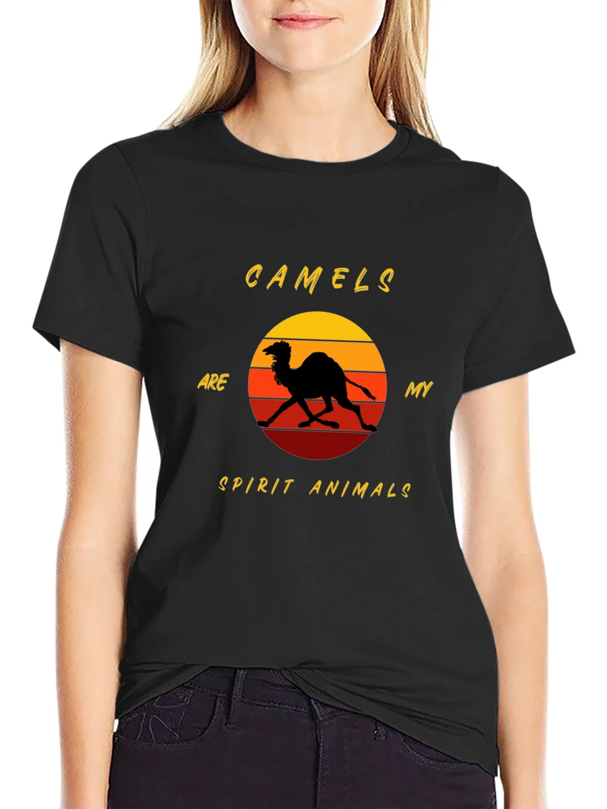 Camels Are My Spirit Animals Graphic Tee product image 2