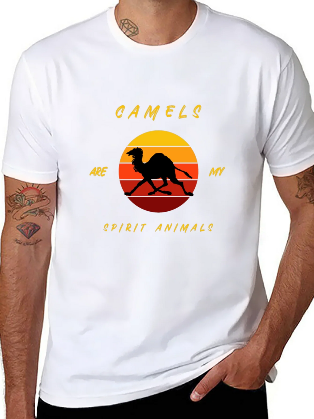 Camels Are My Spirit Animals Graphic Tee product image 7