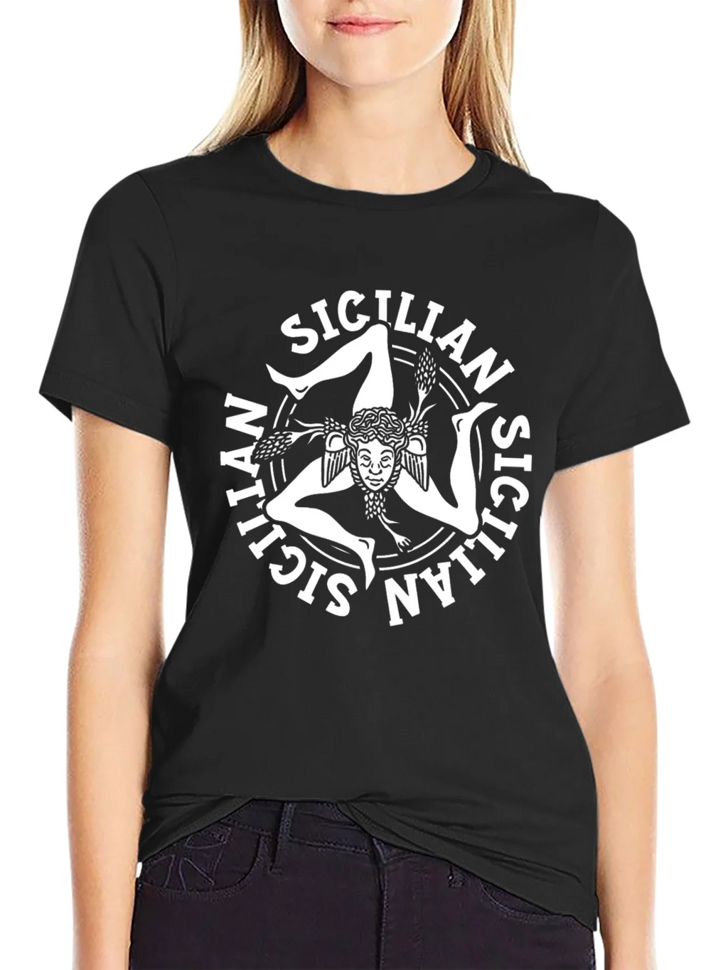 Sicilian Trinacria Symbol T-Shirt product image 2