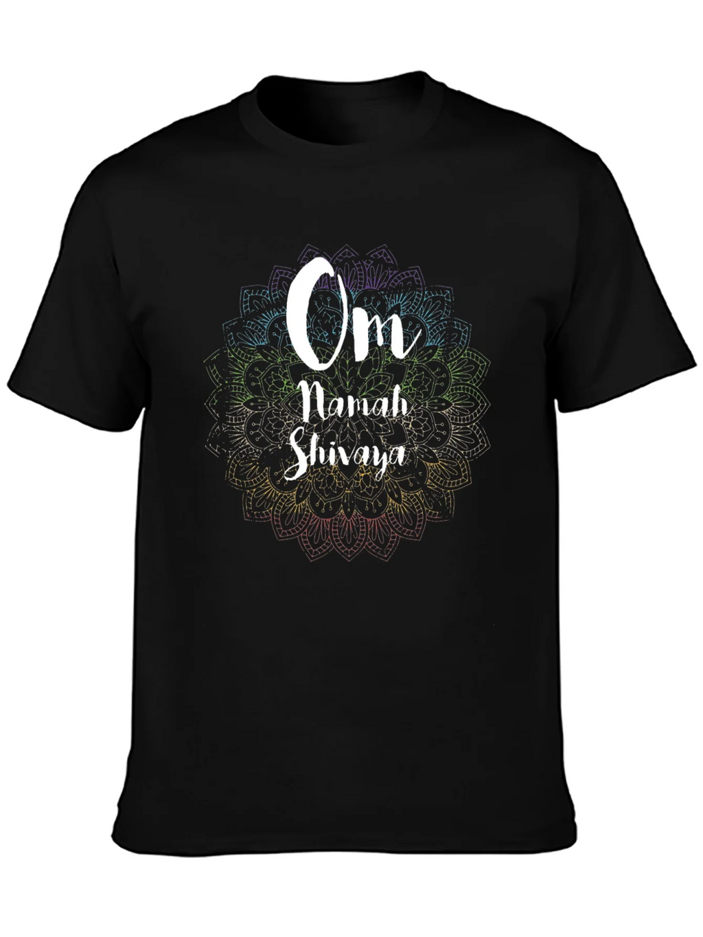 Om Namah Shivaya Graphic Tee - Spiritual Mandala Design product image 3