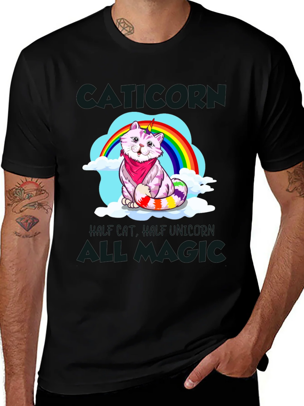 Caticorn T-Shirt - Half Cat Unicorn All Magic! product image 1