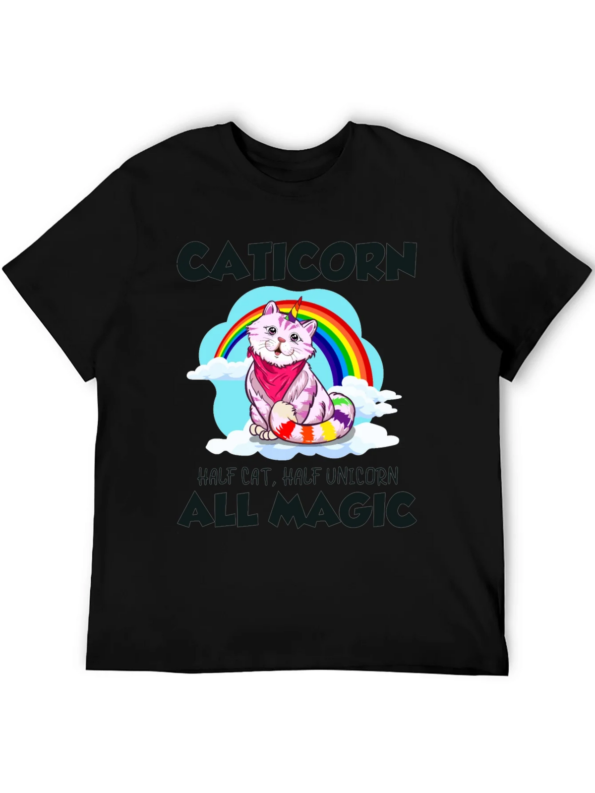 Caticorn T-Shirt - Half Cat Unicorn All Magic! product image 3