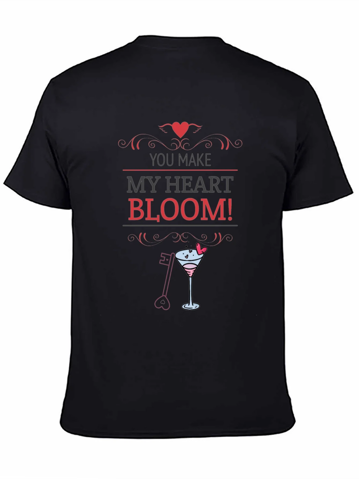 You Make My Heart Bloom Valentines T-Shirt product image 4
