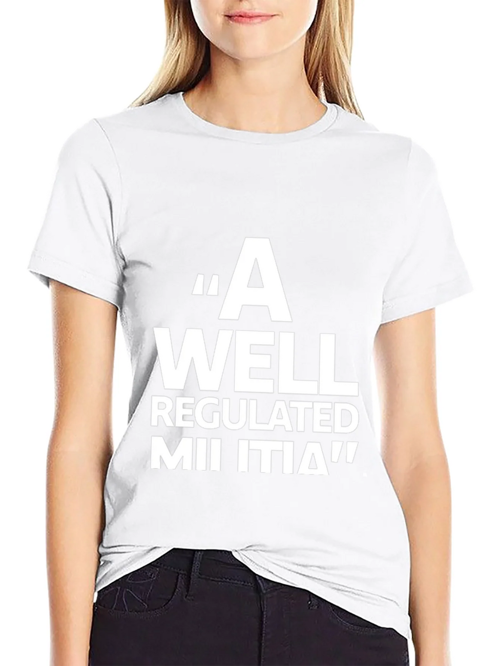 A Well Regulated Militia Black T-Shirt product image 8