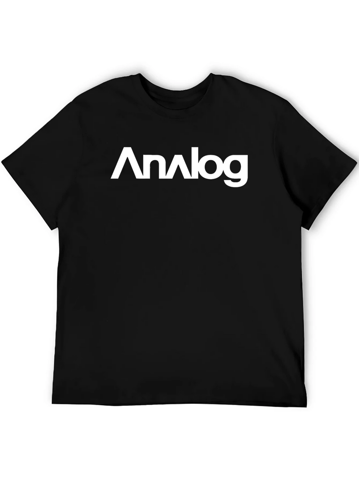 Analog Black Graphic T-Shirt for Men product image 5