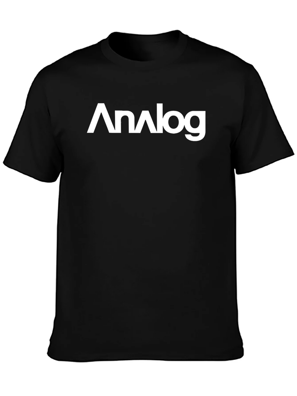 Analog Black Graphic T-Shirt for Men product image 3