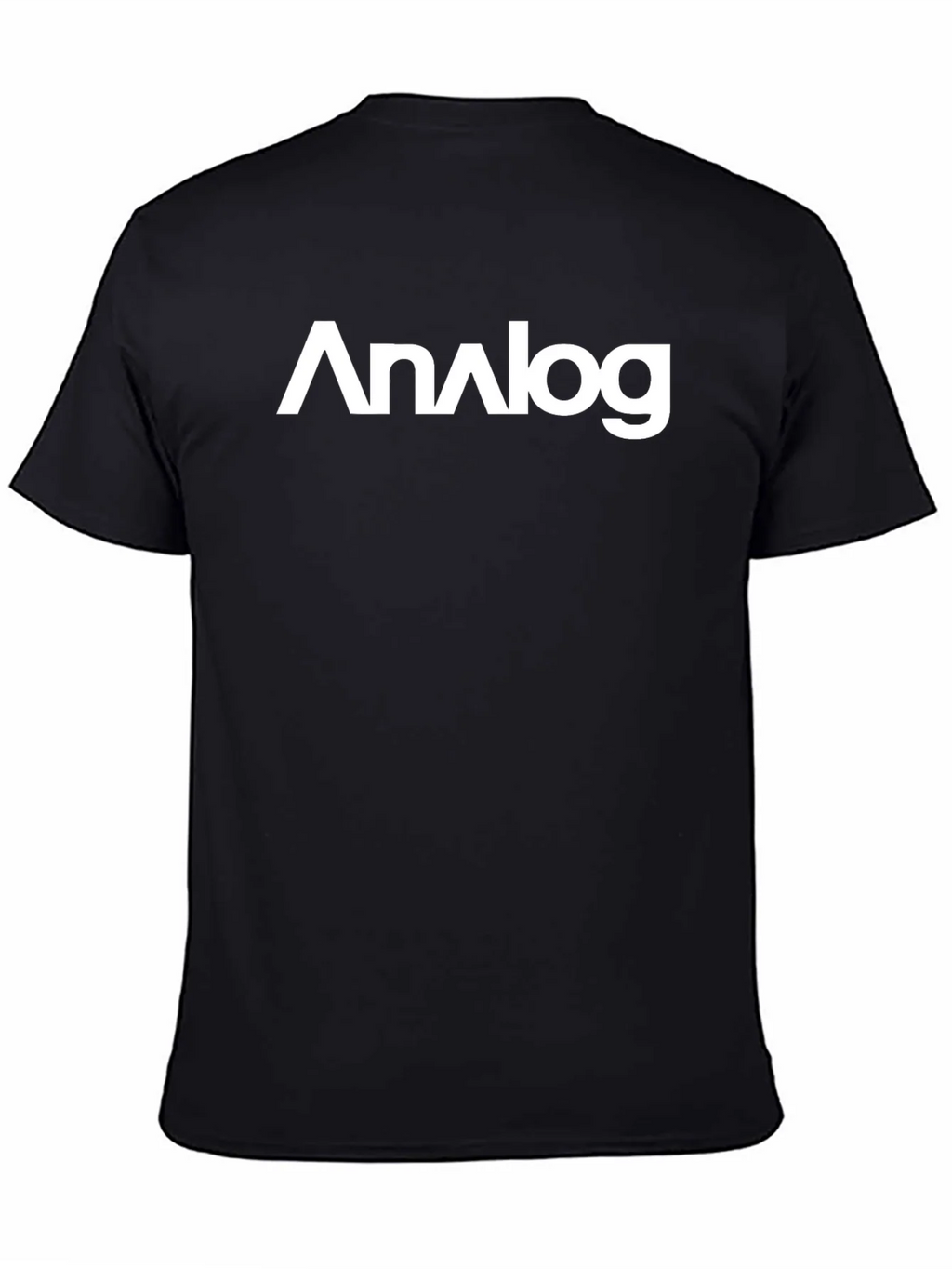 Analog Black Graphic T-Shirt for Men product image 4