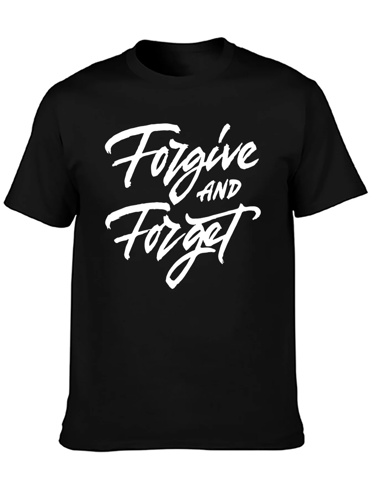 Forgive and Forget Black Graphic Tee product image 3