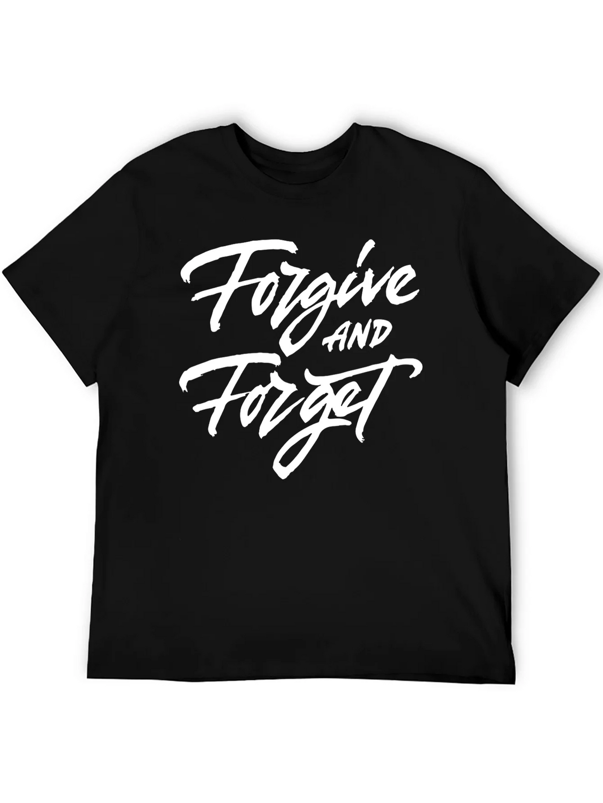 Forgive and Forget Black Graphic Tee product image 4