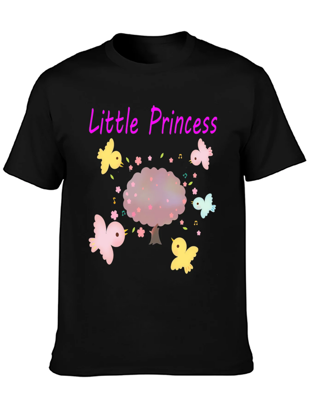 Little Princess Tee - Cute Bird Tree Design product image 2