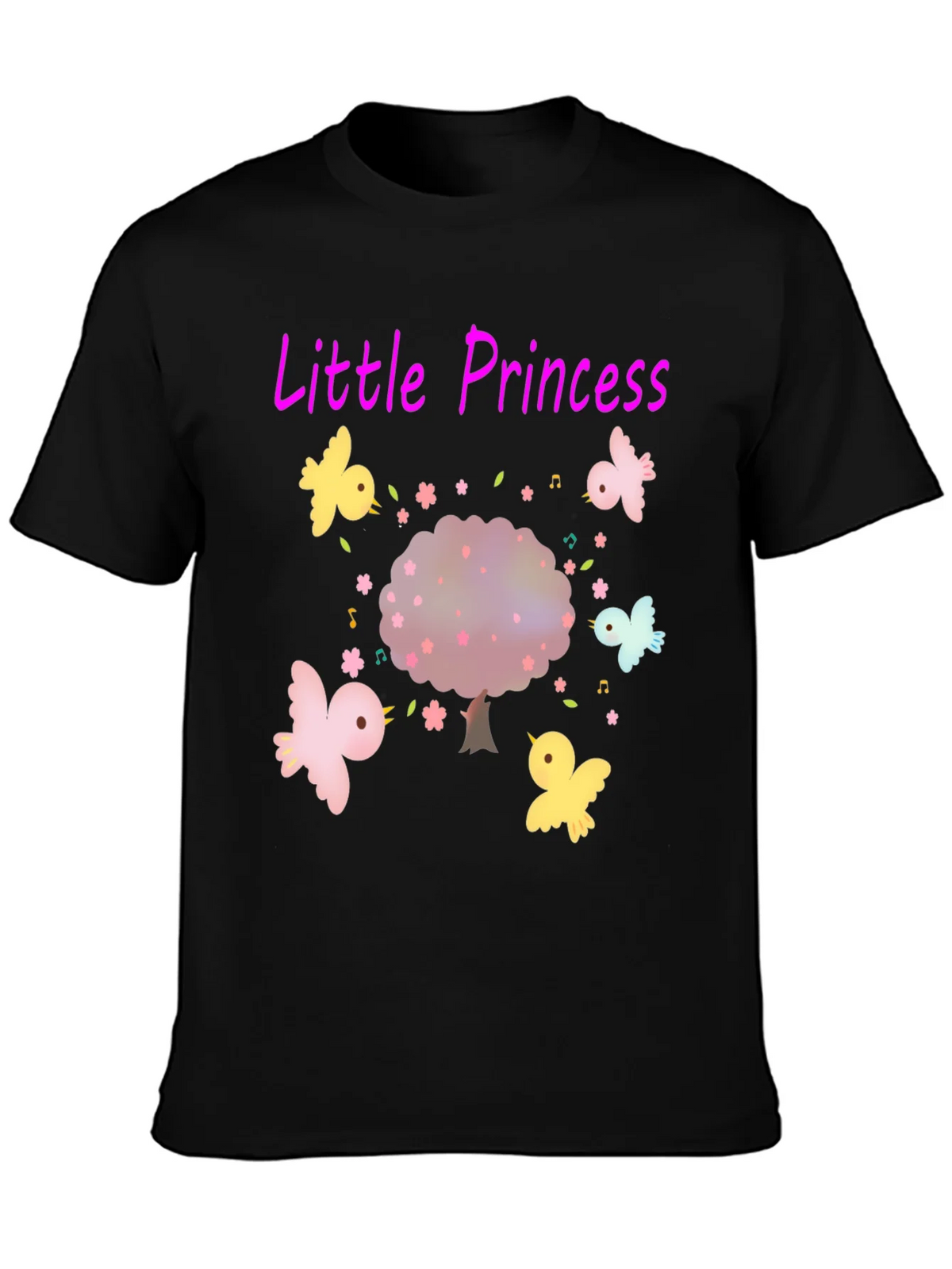 Little Princess Tee - Cute Bird Tree Design product image 2