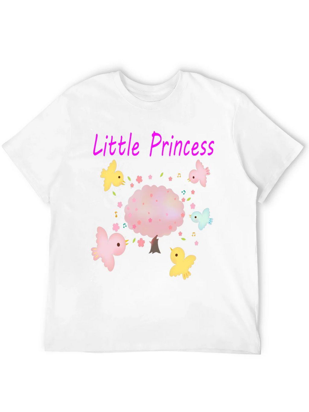 Little Princess Tee - Cute Bird Tree Design product image 7