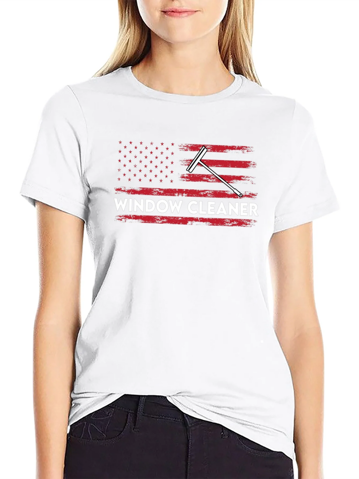 Window Cleaner Patriotic T-Shirt product image 8
