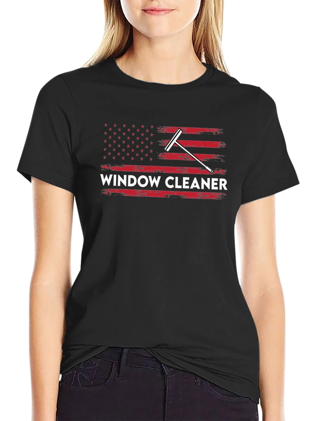 Window Cleaner Patriotic T-Shirt product image 2