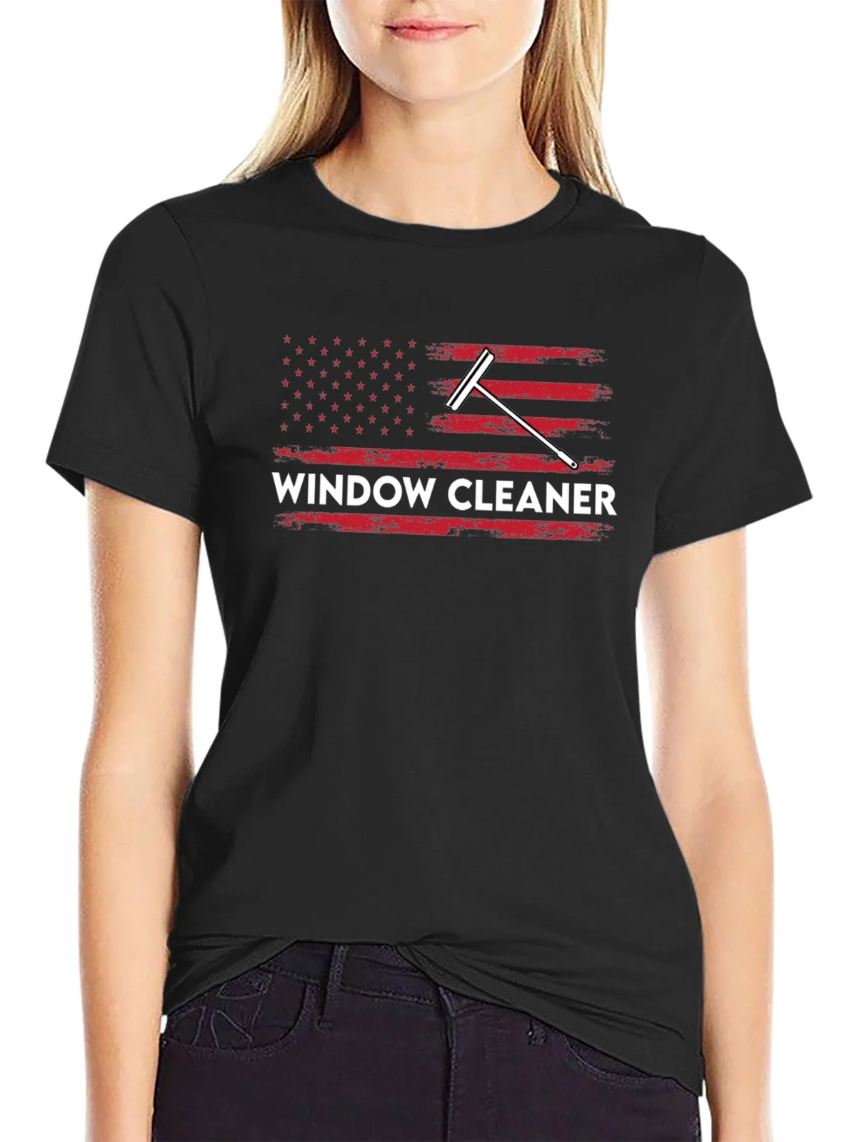 Window Cleaner Patriotic T-Shirt product image 2