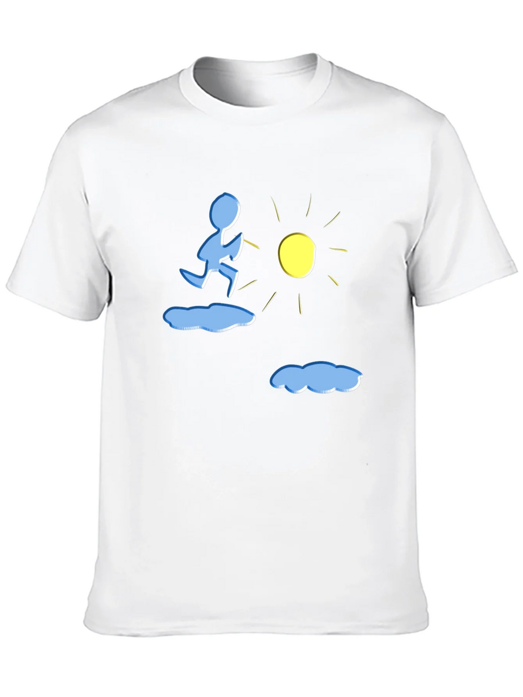 Running to the Sun Black Graphic Tee product image 9