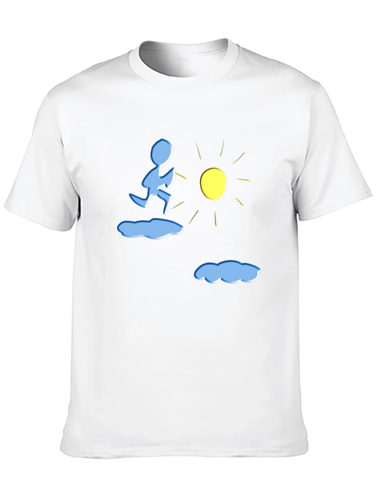 Running to the Sun Black Graphic Tee product image 9