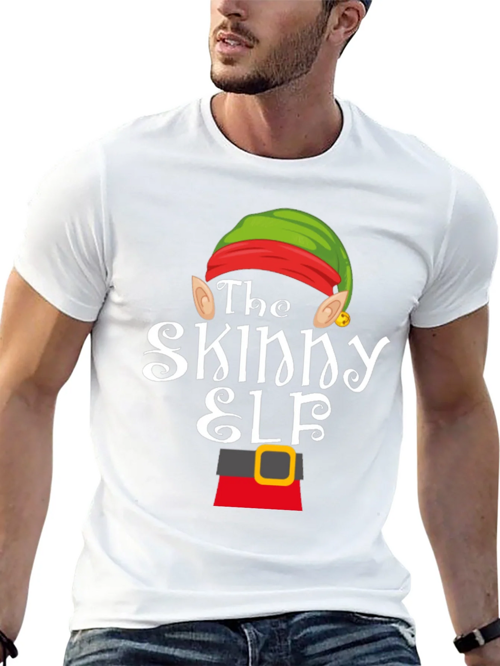 The Skinny Elf Christmas Holiday T-Shirt product image 12