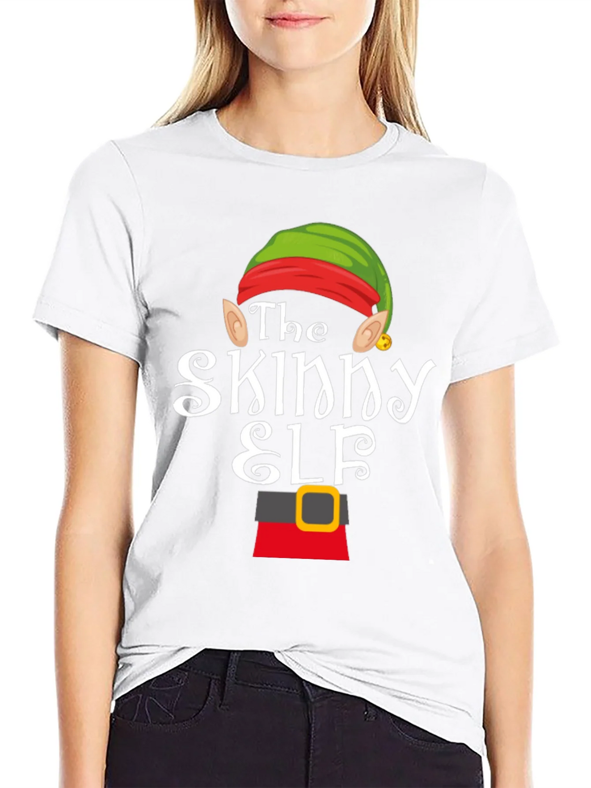 The Skinny Elf Christmas Holiday T-Shirt product image 8