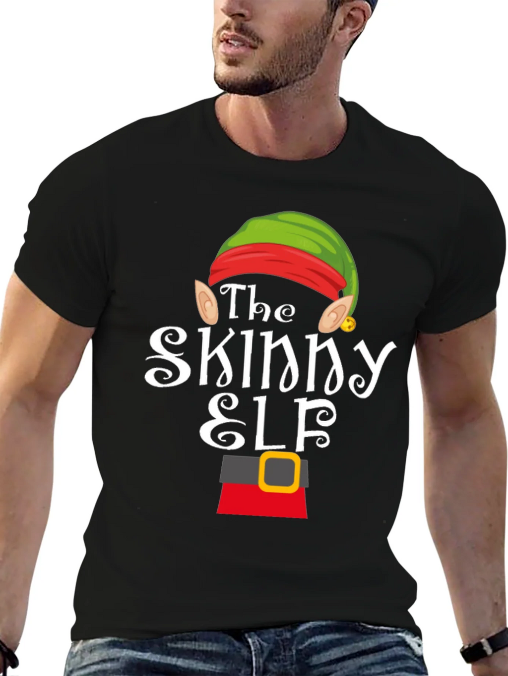 The Skinny Elf Christmas Holiday T-Shirt product image 6