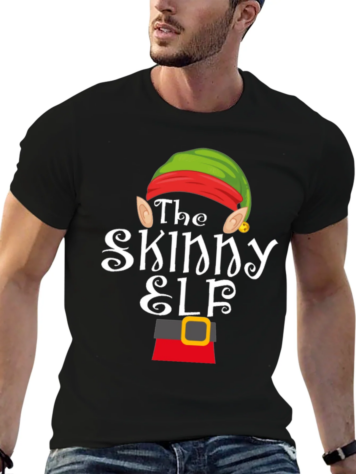 The Skinny Elf Christmas Holiday T-Shirt product image 6